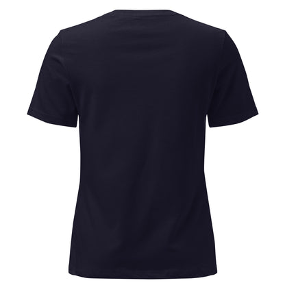 Navy t-shirt with graphic of skeletons watch a country enough musical festival of a skeleton band with words red dirt country #navy