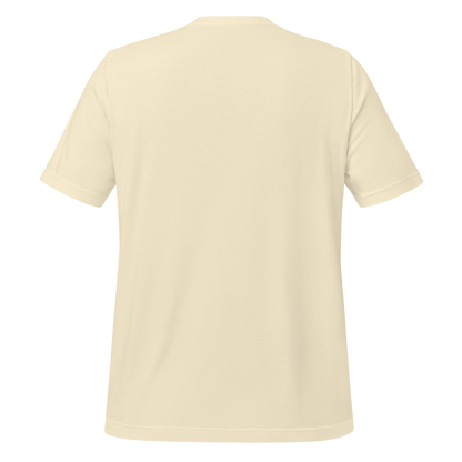 Natural t-shirt with graphic of cowgirl, calf, cactus, cowboy boot, and words see you at the rodeo #natural