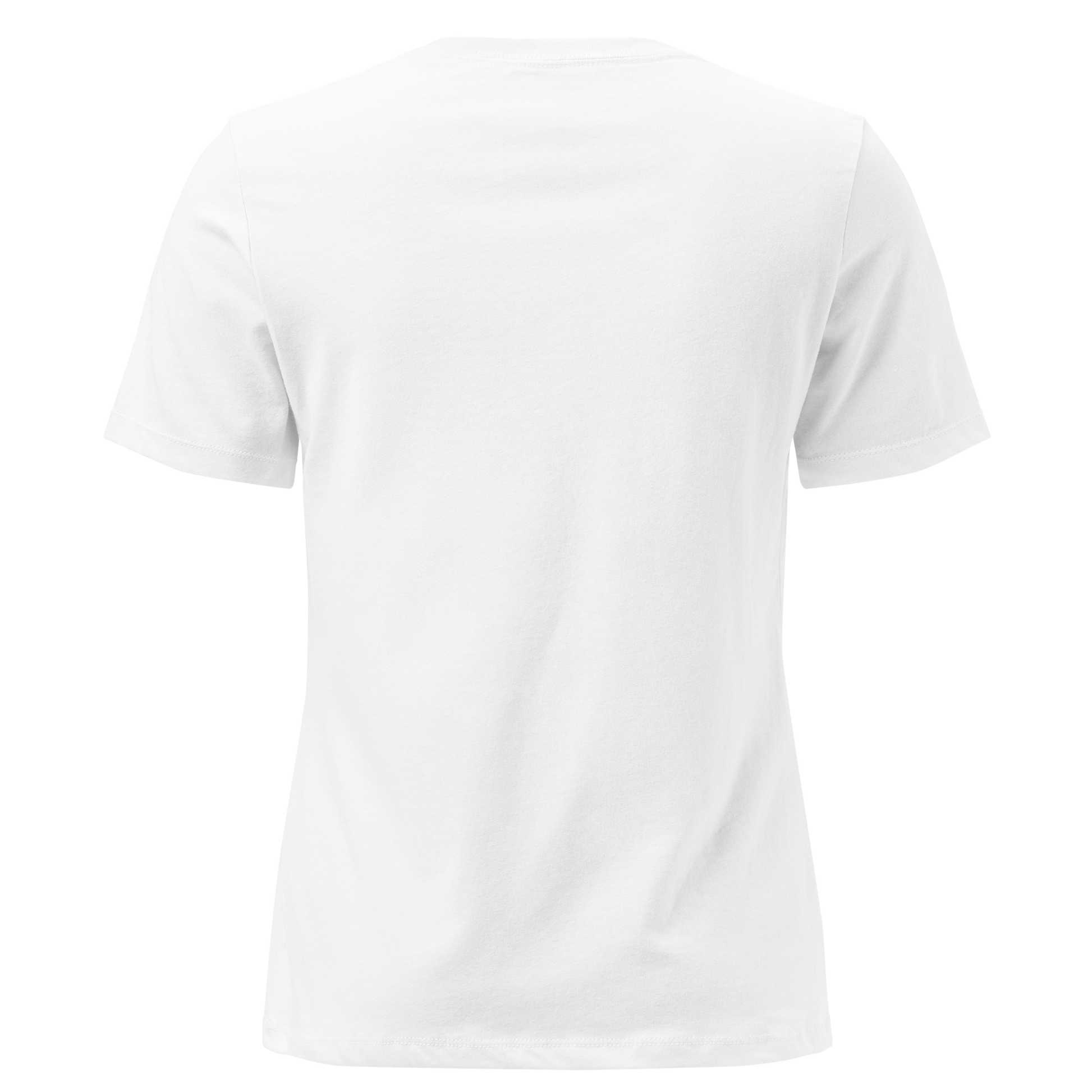 White t-shirt with graphic of desert landscape, cacti, roses, bull skull and sun. #white